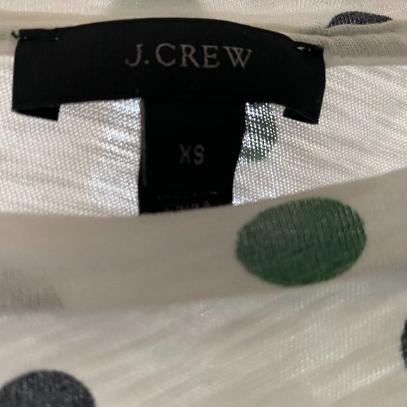 J.Crew multi polka-dot T-shirt - Picture 3 of 4